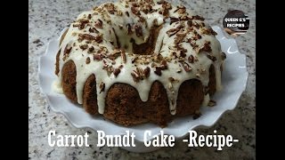 Hi everyone! today we will be demonstrating how to make a very
delicious carrot bundt cake. so easy & extremely delicious! cake
recipe: 2 cups all pu...