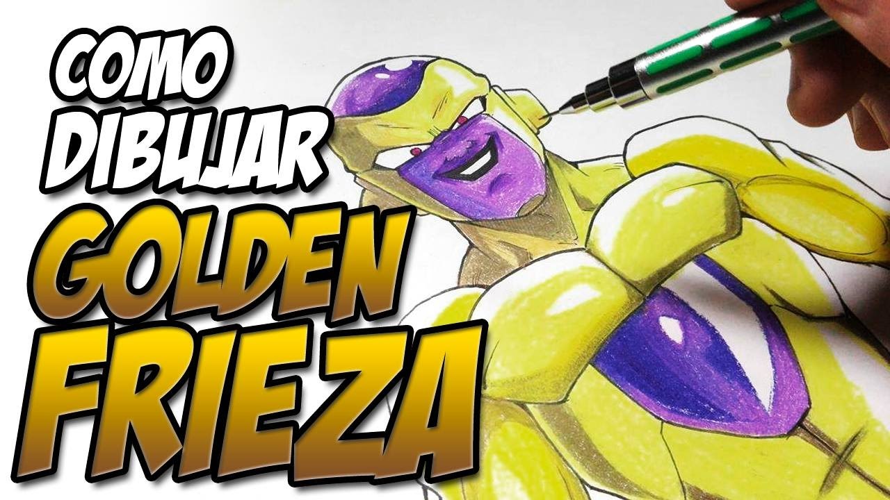 COMO DIBUJAR A FREEZER DORADO/ Como Dibujar a Golden Frieza