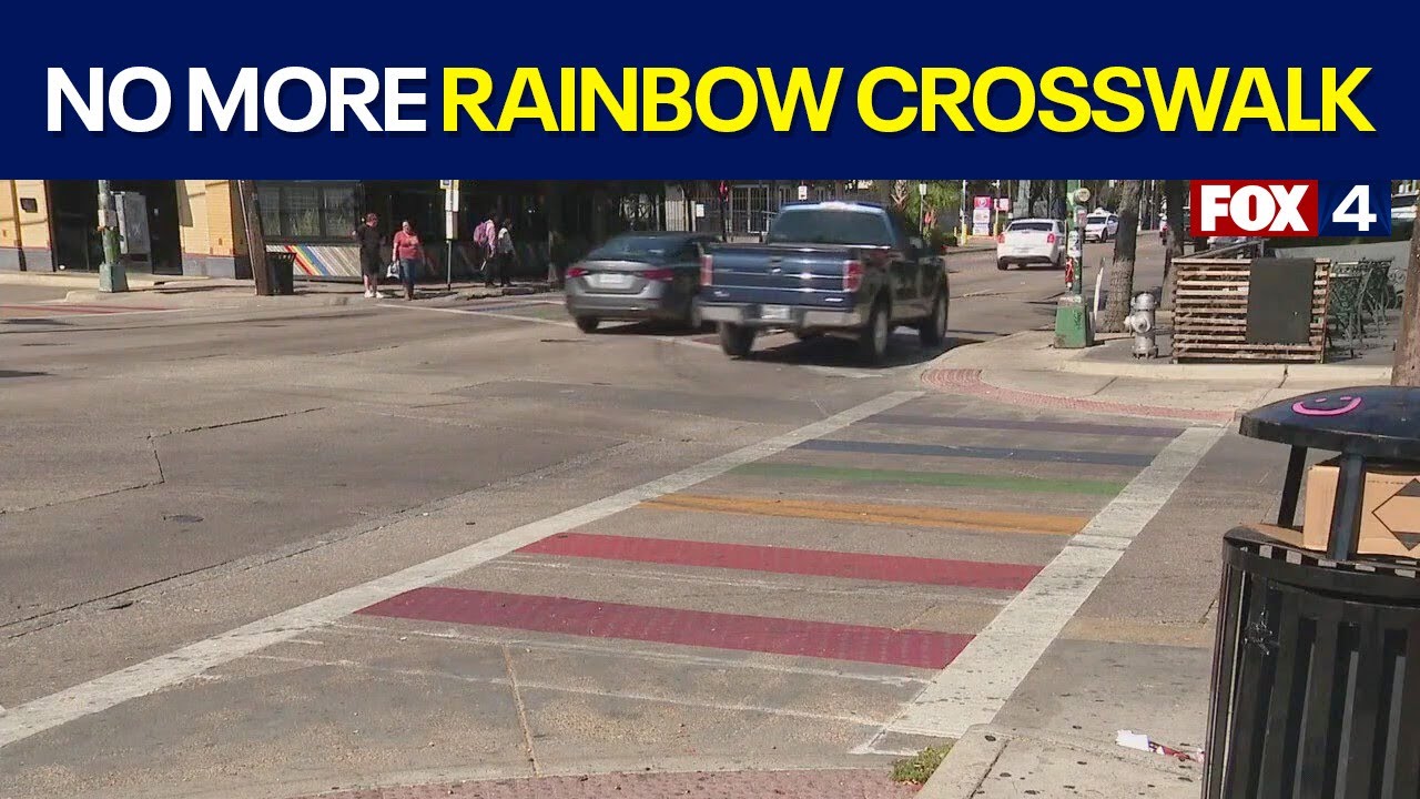 Dallas community reacts to threat on rainbow crosswalks