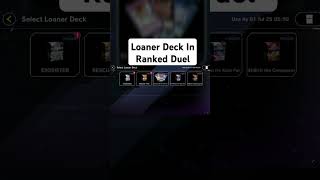 Exosister And Rescue Ace Loaner Deck In Ranked Duel #yugioh #masterduel #gaming #dkayed