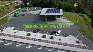 Instalación de autoconsumo en gasolinera Peteiro Motor - EDF Solar