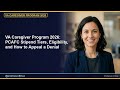VA Caregiver Program 2026: PCAFC Stipend Tiers, Eligibility, and How to Appeal a Denial