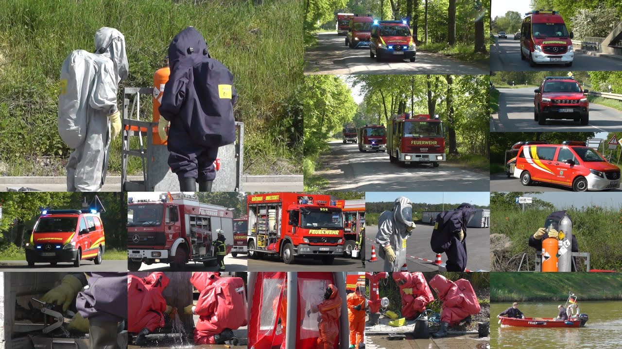 [ABC-Alarm bei Remondis] Katastrophenschutz-Übung der Kreisfeuerwehr Bereitschaft Osnabrück Nord