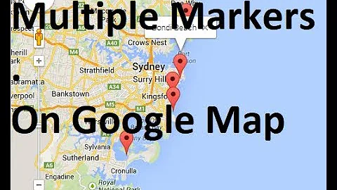 Show Multiple Markers On Google Map