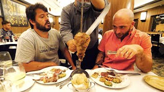 70-YEAR-OLD All You Can Eat BRAZILIAN RODIZIO STEAKHOUSE - 14 MEATS!! | Rio de Janeiro, Brazil