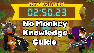 BTD6 Race #329 “Speedy Logs” In 2:50.23 No Monkey Knowledge Guide!