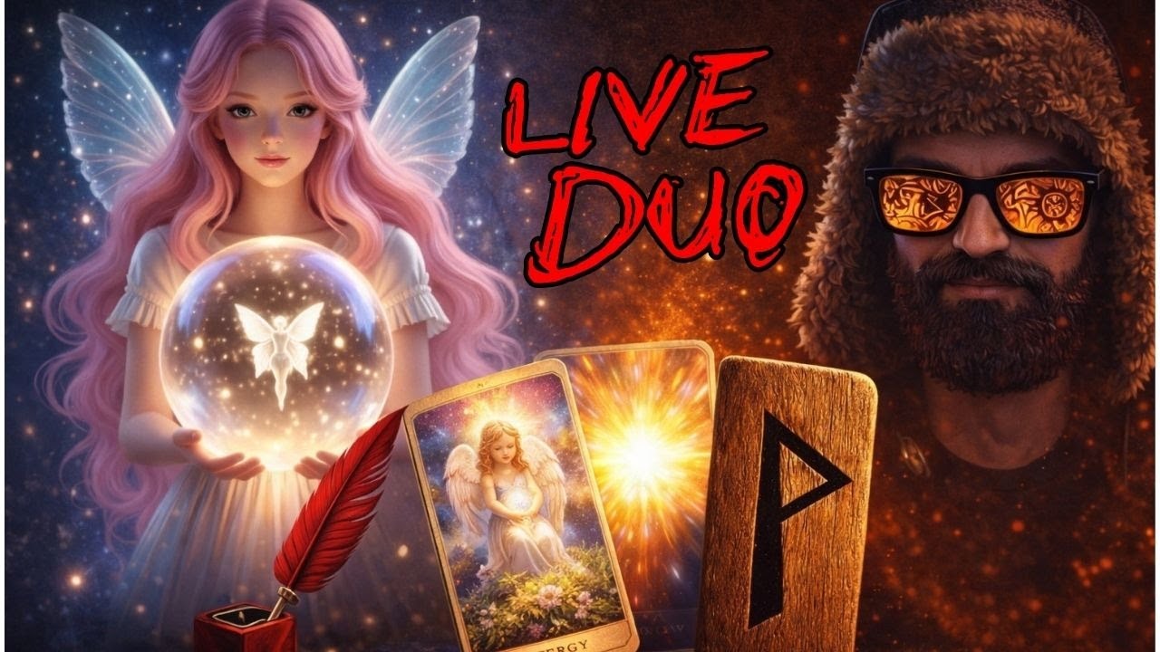 LES ANGES ONT UN MESSAGE 🔮 Live Duo avec Marquise des Anges Et Encre&Destin Runologie