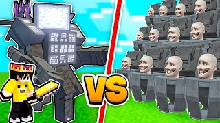 TİTAN TVMAN VS 100.000 SKİBİDİ TOİLET!  Minecraft