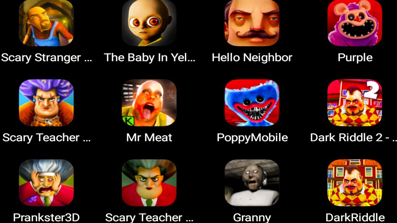 «Страшный незнакомец 3D», «Малыш в жёлтом», «Привет, сосед», «Страшная учительница»