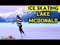 Mesmerising Ice Skating on Lake McDonald Glacier National Park