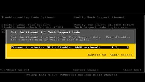 VMware KB  Using Tech Support Mode in ESXi 4 1 and ESXi 5 x
