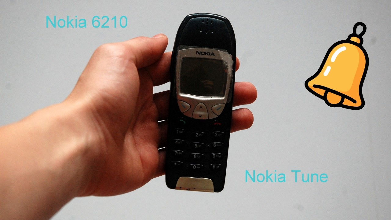Nokia 6210 – Nokia Tune and menu logos Retro classic from the