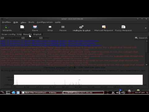 HERRAMIENTA WA3F AUDITORIA  WEB CON BACKTRACK 5 R3