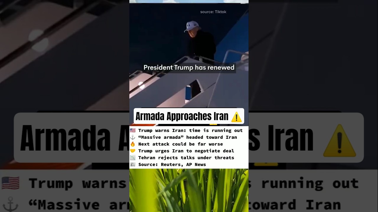 Trump Warns Iran “Next Attack Will Be Far Worse” — Massive Armada Heading to Region 🇺🇸⚓