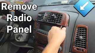 2003-2007 Cadillac CTS/ SRX Dash Radio Bezel Removal