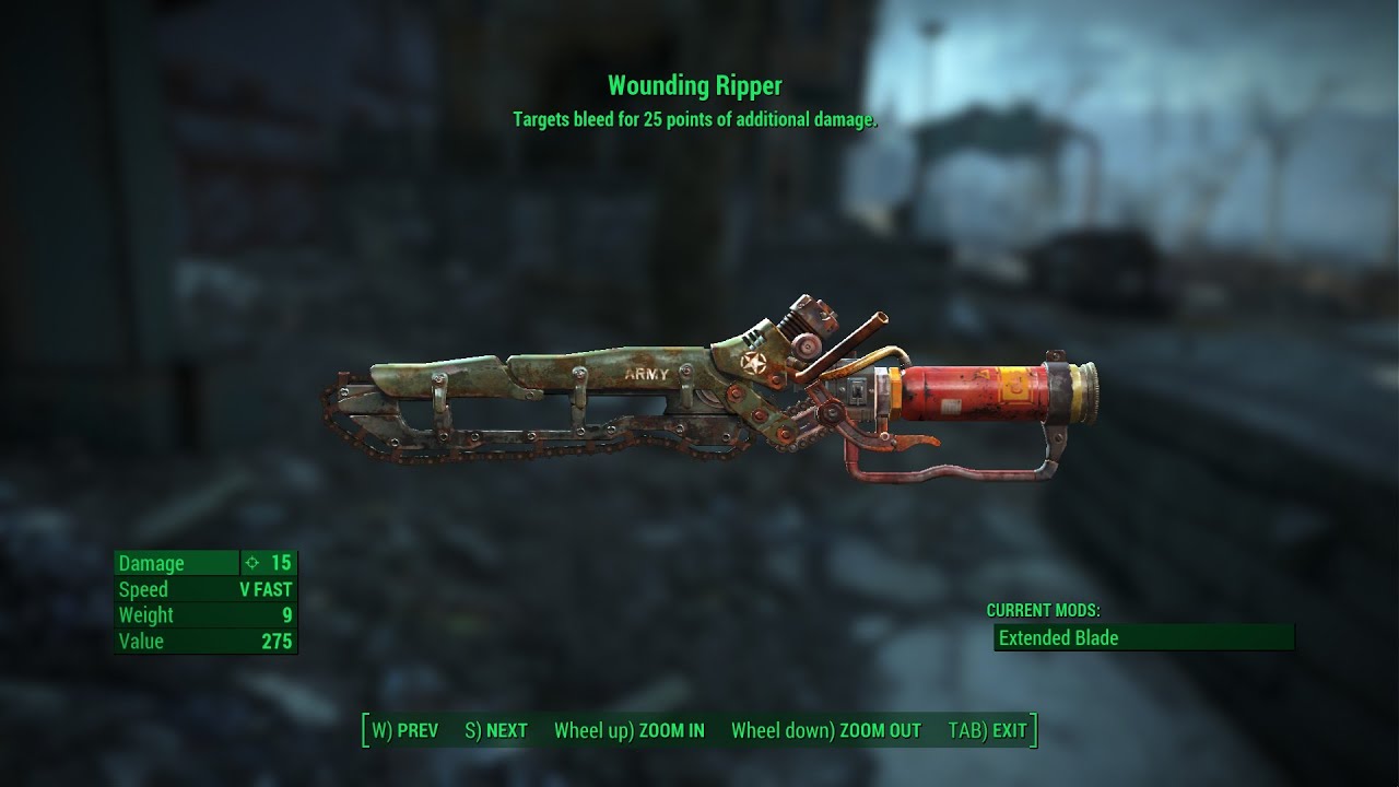 Fallout 4 | 'Ripper' and Tear - YouTube