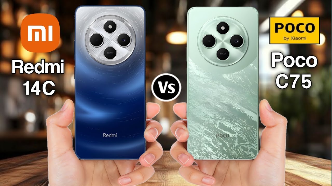 Redmii 14C Vs Poco C75 - YouTube