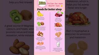 Eat These to Fall Asleep Faster: Best Foods for Deep Rest #sleephealth