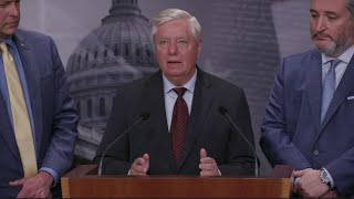 Graham, Colleagues Press Conference On Biden Administration Withholding Weapons From Israel
