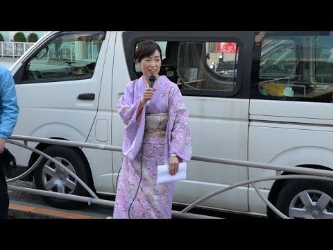 幸福実現党党首【釈 量子】 品川街頭演説｟前編｠ 2022 01 02 他の政党が訴えない事を真直ぐに訴え続ける。約7分の動画。#釈量子 #幸福実現党党首  #幸福 ＃2022参議院選挙比例代表