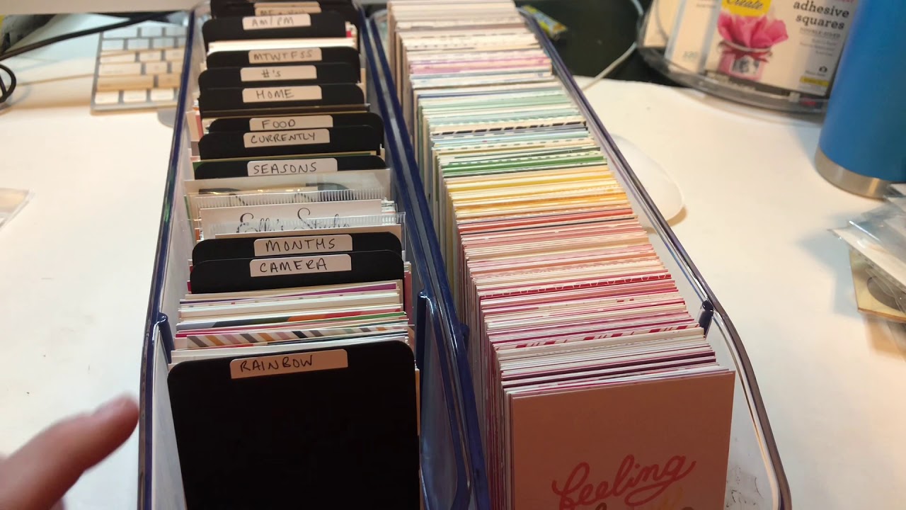3x4 Pocket Card Organization