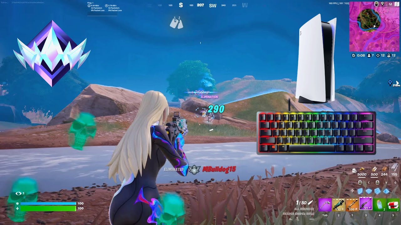 PS5 Keyboard and Mouse *UNREAL RANKED W-KEY* Gameplay (4K 120FPS) - YouTube