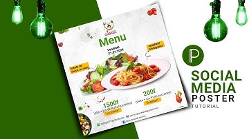 Fast Food Flyer || How To Create Food Flyer Design In Pixel lab || Pixellap Tutorial| jerrygraphic
