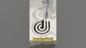 Processing effect of waterjet cutting machine #cncmachine #cnc #machine #waterjet #waterjetcutting
