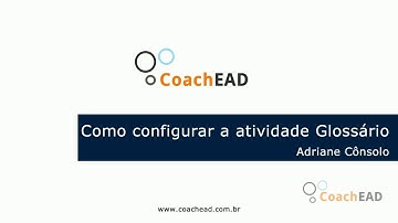Como configurar a Atividade Glossário no Moodle