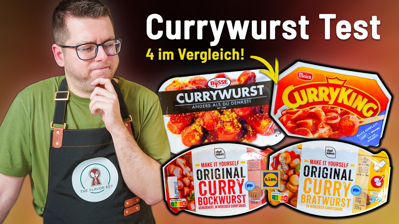 Currywurst Test 2026 — Lidl vs. Curry King vs. Busse!