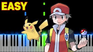 Pokémon HeartGold \& SoulSilver - Champion \& Red Battle | EASY Piano Tutorial