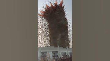 How I Added Massive Monster VFX With #aftereffects and #blender  #shorts