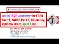 "ADH এর আদ্যোপান্ত" মাত্র ৫ মিনিটে জেনে নিন for All Post Grad Ex, Ep-01,by, Dr. Fahad,Admin,FCPSP1MG
