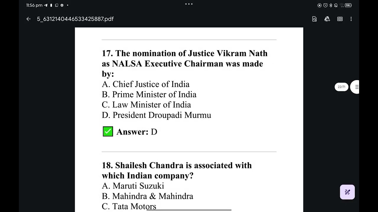 November current affairs 