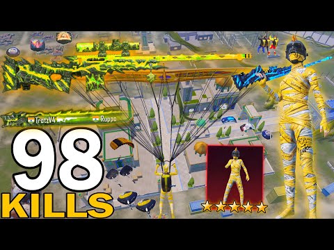 98 KILLS IN 3 MATCHES NEW WORLD RECORD In NEW SEASON PUBG MOBILE BGMI 