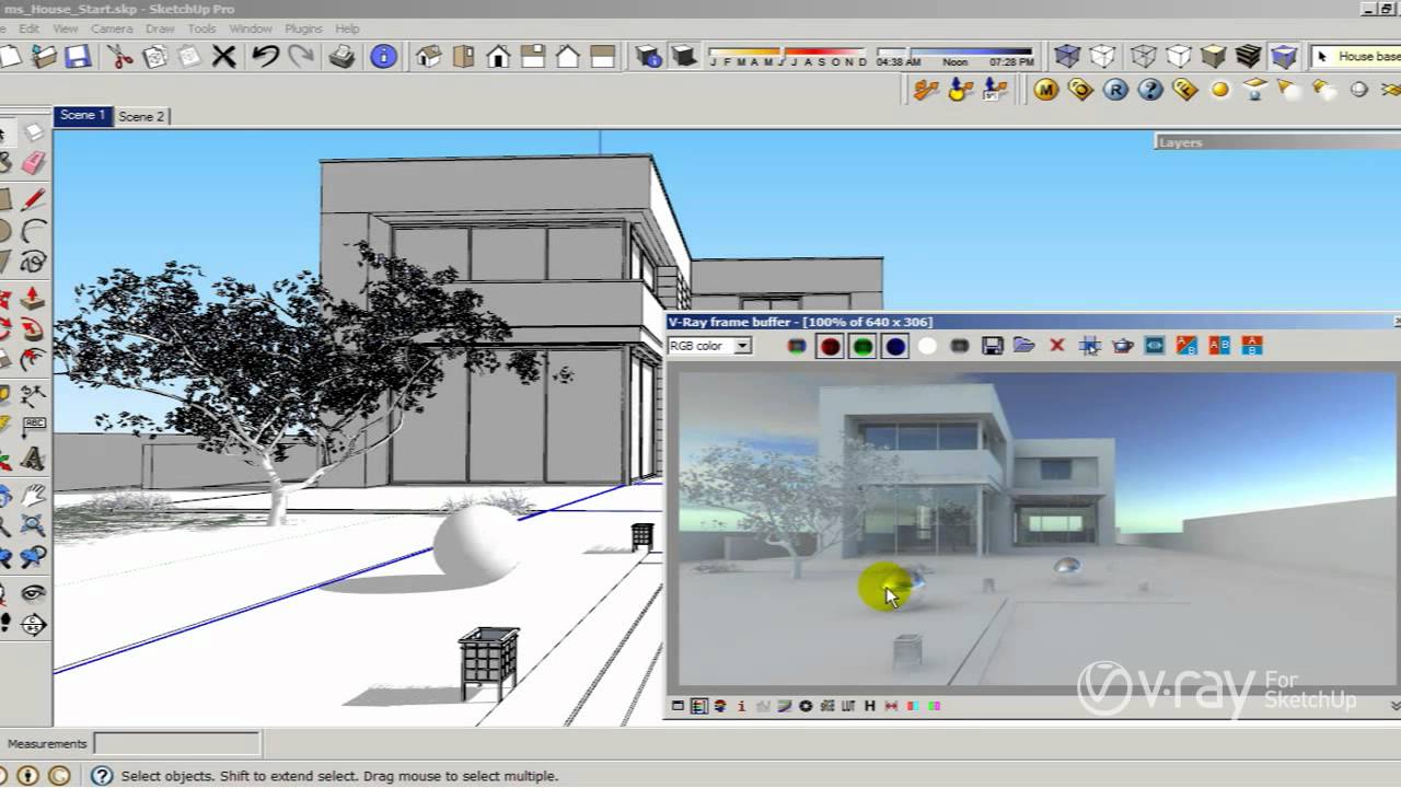 tutorial vray sketchup 2014