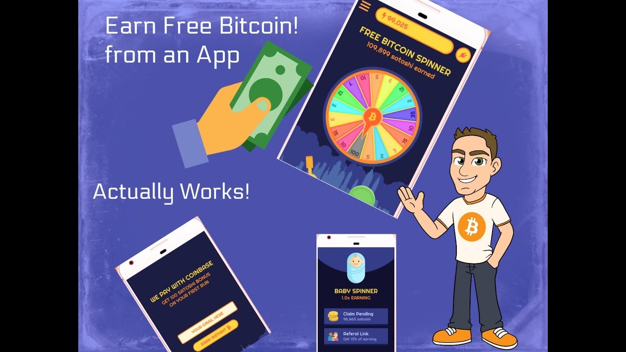 Free Bitcoin App Wheel Spinner That Act!   ually Works To Earn Free Btc - 