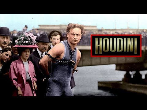 Video: Famoso ilusionista estadounidense Harry Houdini