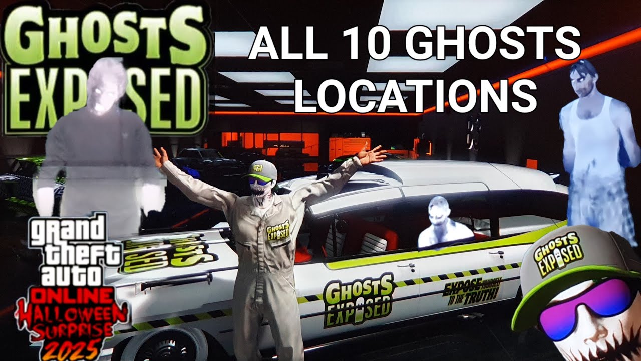 All 10 Ghosts Exposed Locations In GTA 5 Online 2025 YouTube 