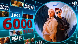 6000 Years Through Time & Space | Crowley and Aziraphale | GOOD OMENS Art Gallery
