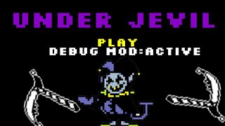 under jevil! (deltarune& undertale universe) undertale fan game (animation) debug mode