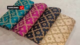 Bangalore Hot Sale Banarasi Georgette Saree Silksaress Available