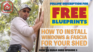 How to Build a Shed Part 3 | Windows, Gables, Shelf and Ramp