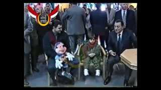 فيديو منتشر للرئيس الجد حسني مبارك مع حفيده المرحوم محمد علاء مبارك قمة الطبيعية