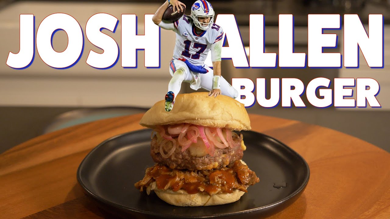 This tasty burger hurdles the competition The Josh Allen Burger YouTube