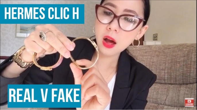 Real vs. Fake - Hermès Clic Clac Bracelet 