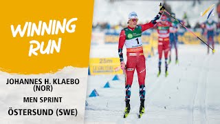 Klaebo outclasses his rivals in Men's Sprint race | FIS Cross Country World Cup 23-24