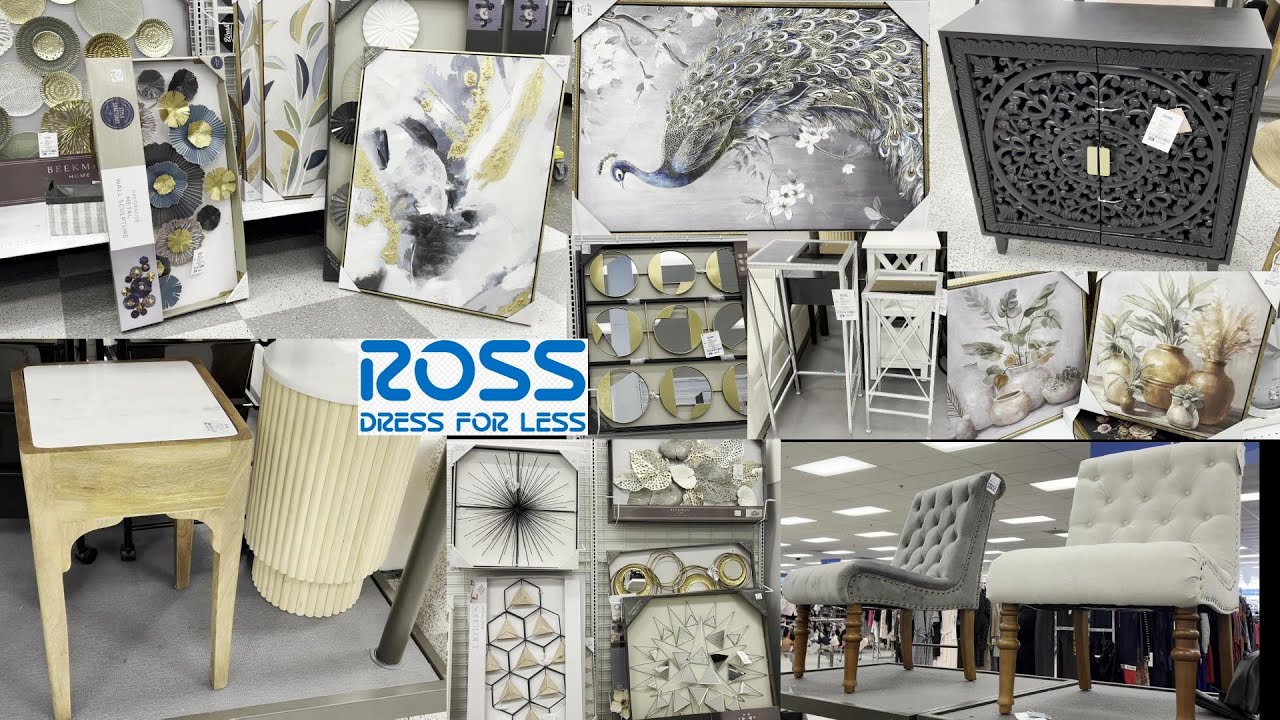 NEW FINDS AT ROSS *Wall & Furniture Decor* Shop With Me Ross Home