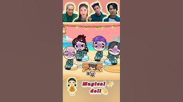 Magical doll 💫 Squid game 🦑#squidgame #squidgame2 #squid  #avatarworld #sprunki #sprunkiincredibox