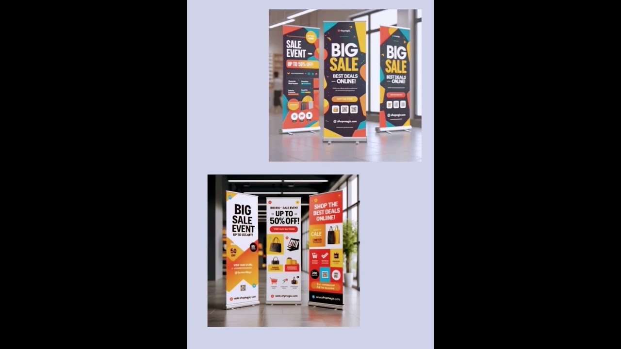 crée ton roll-up / kakemono sur-mesure pour booster ton image et attirer l'attention